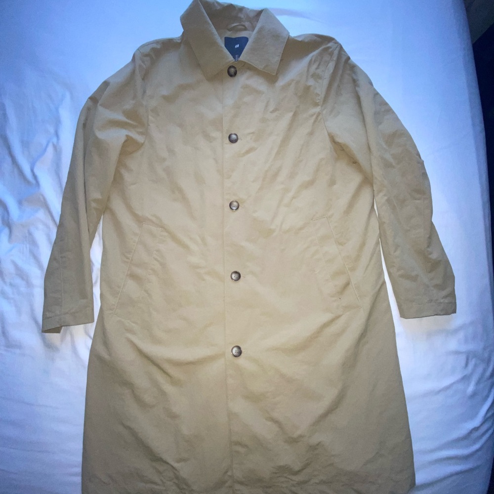 Tan overcoat